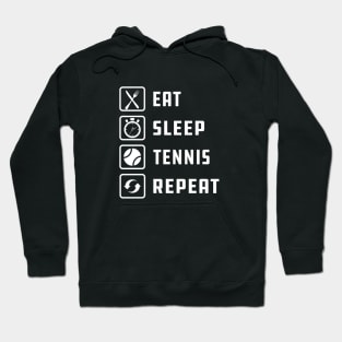 Tennis Player - Eat Sleep Tennis Repeat Hoodie